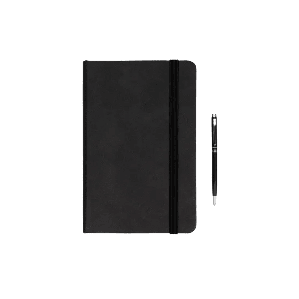 Hardcover Journal with Metal Pen for