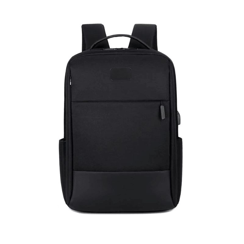 Crypto Leather & Fabric Backpack for