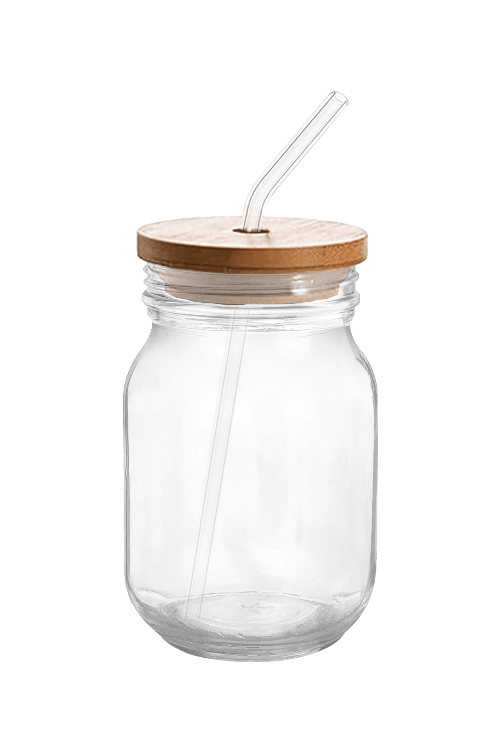 16 oz. Sipper Glass with Straw for