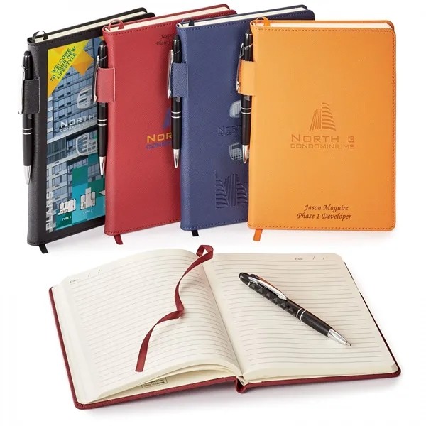 Toscano Genuine Leather Non-refillable Journal Kit for