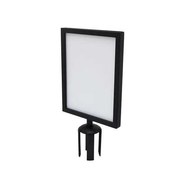Belt Barrier Sign Holder Hardware for