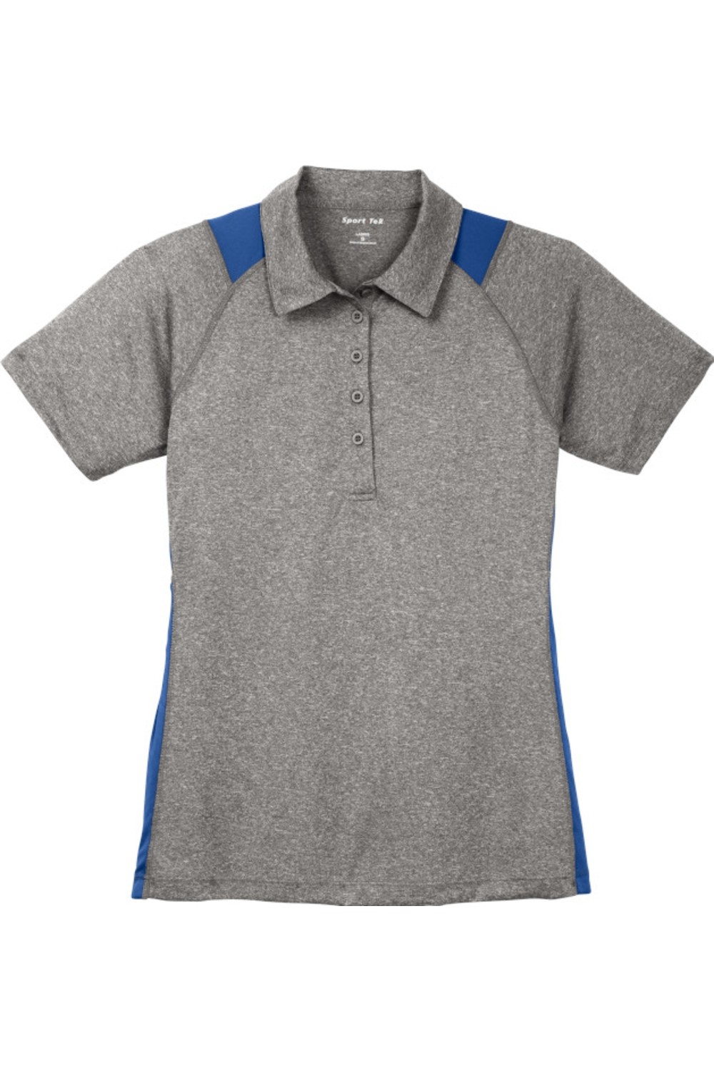 Sport-Tek Ladies Heather Colorblock Contender Polo for
