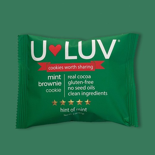 Mint Brownie Cookie 2 oz for