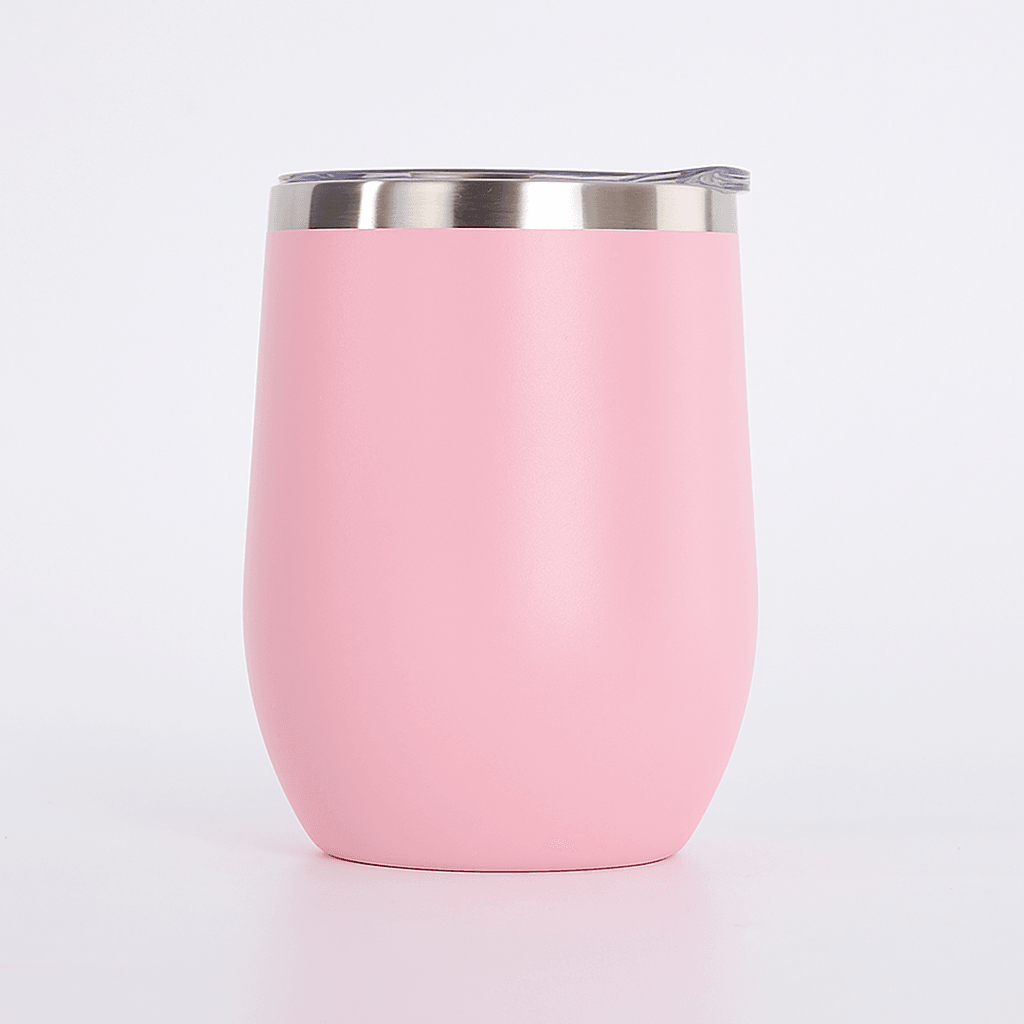 Egg Shaped Insulated Wine Tumbler - 12oz for