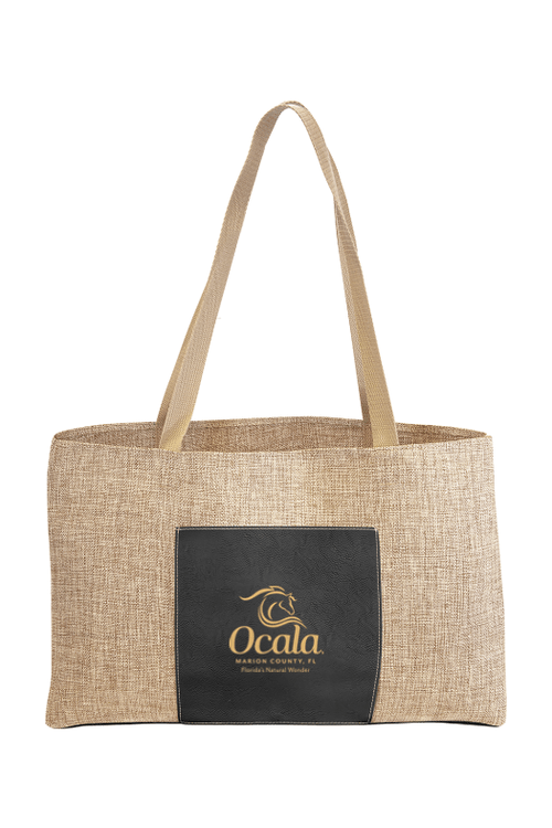 19" x 12" Burlap Bag with 5" Gusset for