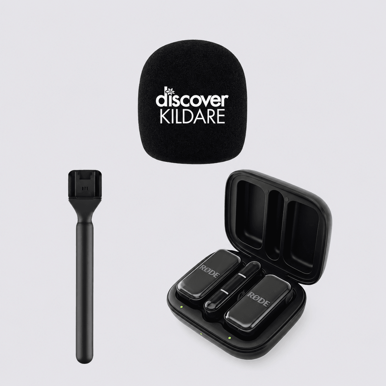 Black RODE Wireless Microphone Set for