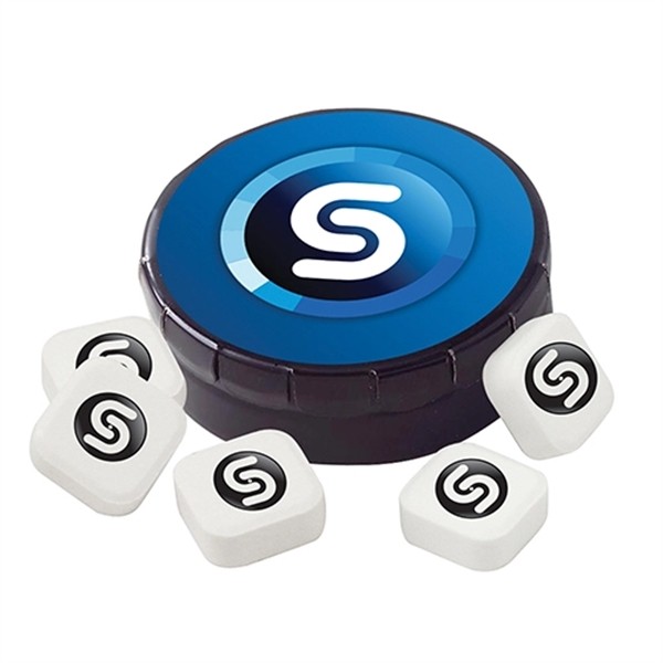 Printed Peppermints Sugar Free / Mini push top Tin for