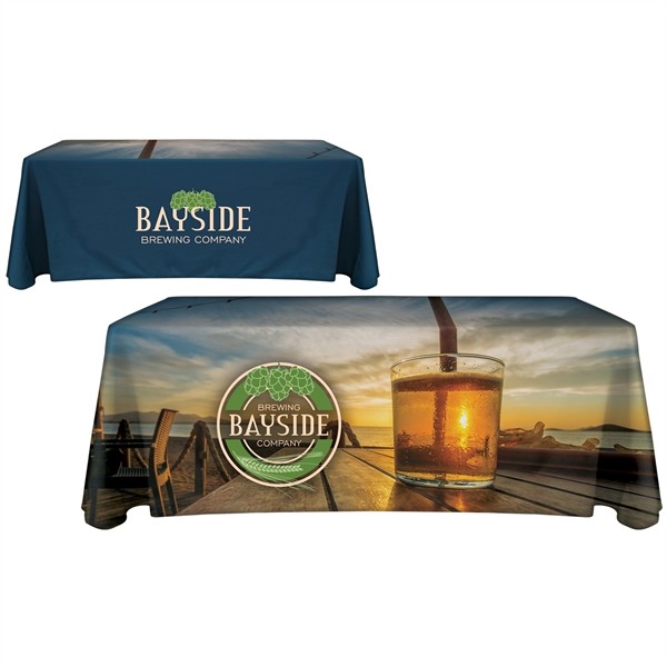 6' Customized Throw Style Table Cover for