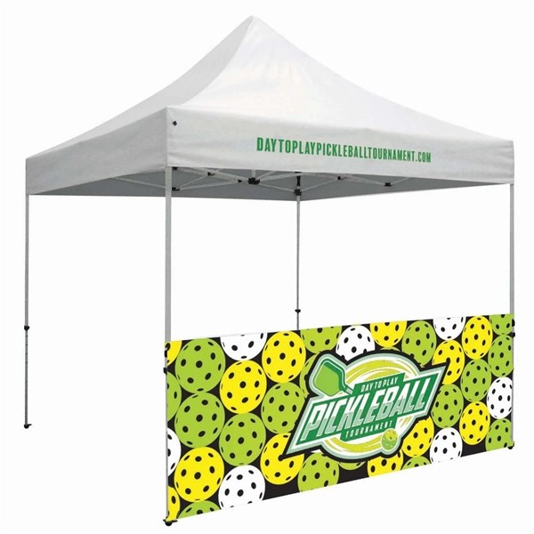 10' Deluxe/Economy Tent Half Wall Kit (Dye Sub, 2-Sided) for