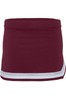 Maroon/ White/ Metallic Silver