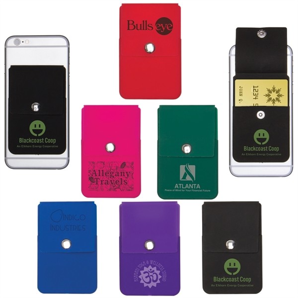 Snap Cell Phone Card Holder for