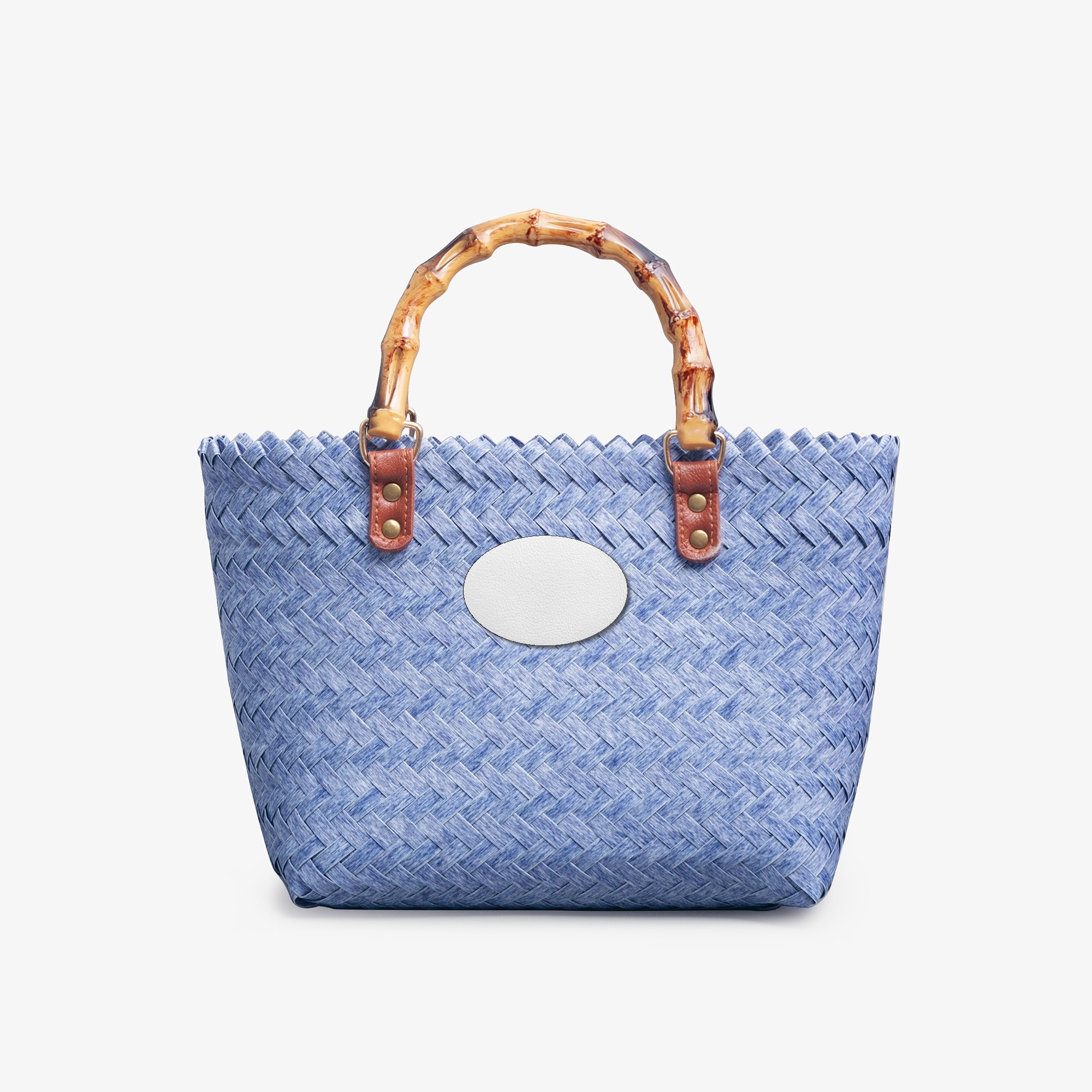 Woven Basket Bag for