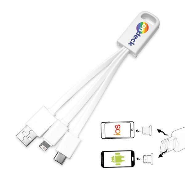 Lehmann 3-in-1 Charging Cables with 3 Tips for