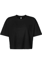 American Apparel Women's Garment-Dyed Heavyweight Cropped Tee