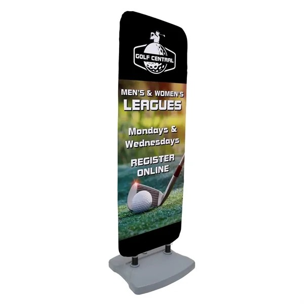 90" EuroFit Flex Sign Kit with Ballast Base for