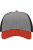 Heather Grey/ Charcoal/ Orange