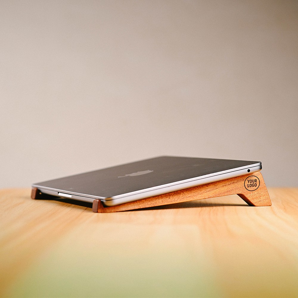 Mahogany Laptop Riser for