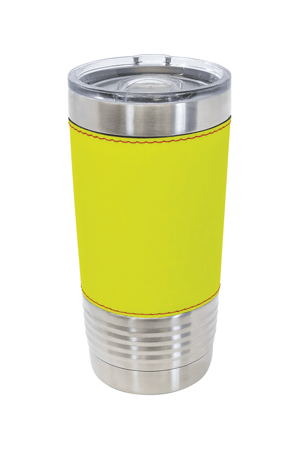20 oz. Softball Leather Tumbler with Slider Lid for
