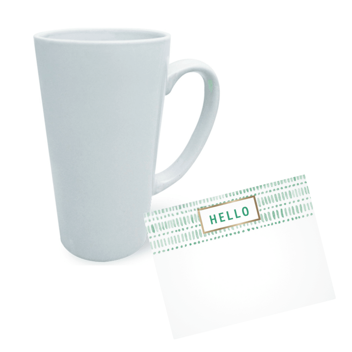 17 oz Large Mug and Notecard for
