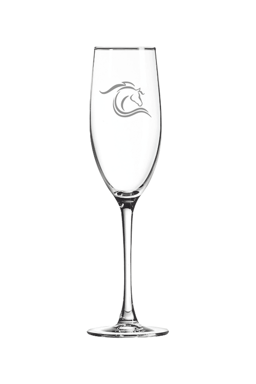 8 oz. Glass Champagne Flute for