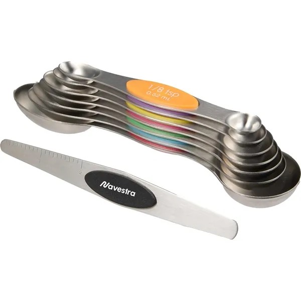 Kitchi Magnetic Measuring 8-Piece Spoon Set for