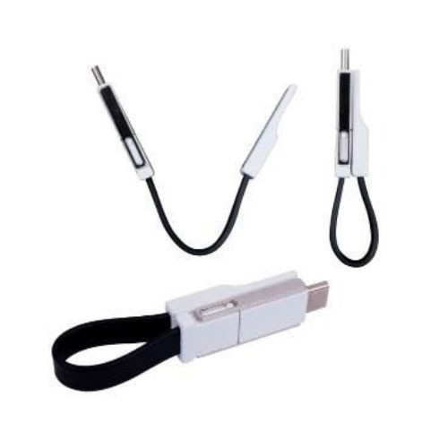 3 in 1 Charging Cable Keychain for