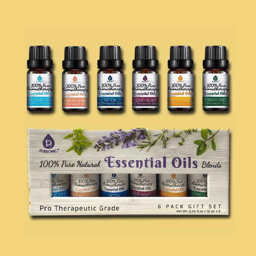 6 Pack of 100% Pure Essential Aromatherapy Oils Blends for