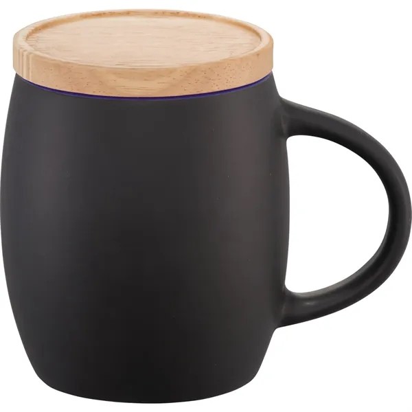 Hearth Ceramic Mug FSC®100% Wood Lid/Coaster 15oz for