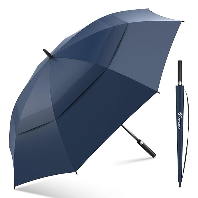ANYCHO 60inch Double Layer Big Umbrella for