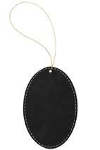 Leatherette Oval Ornament