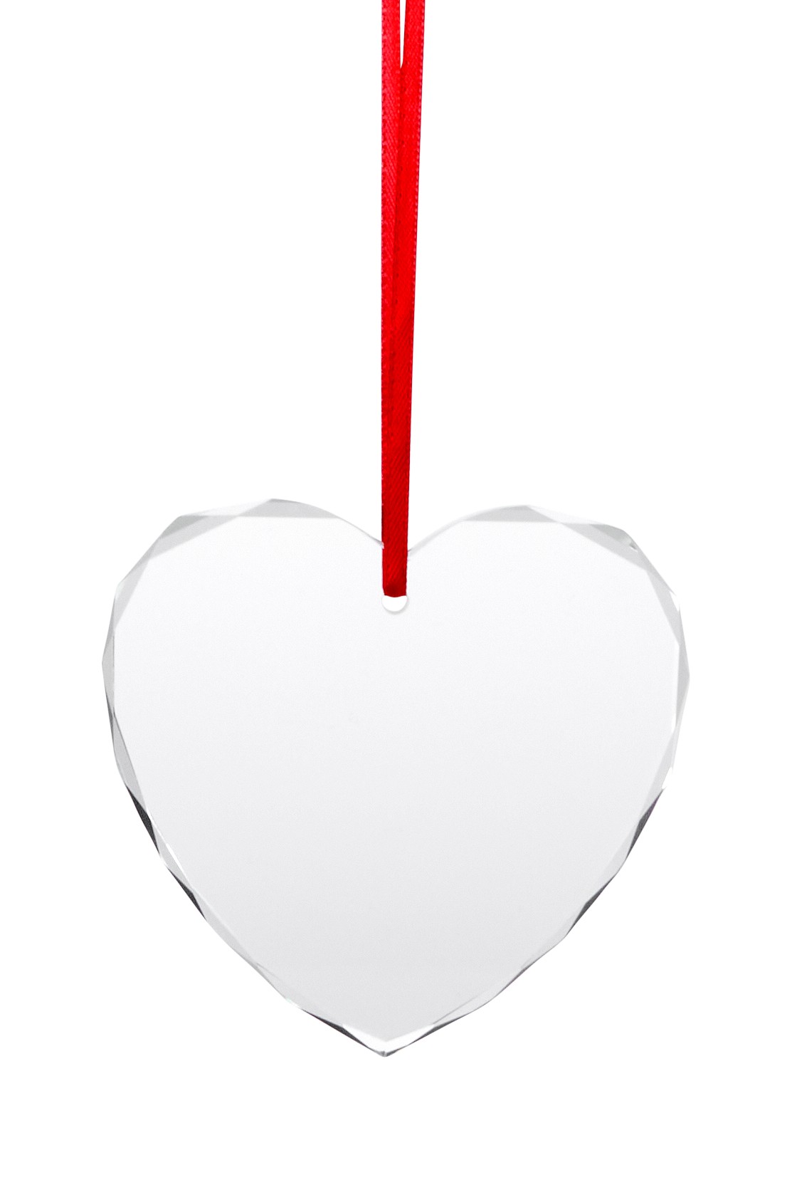 Heart Mirror Glass Ornament - 3x3 for