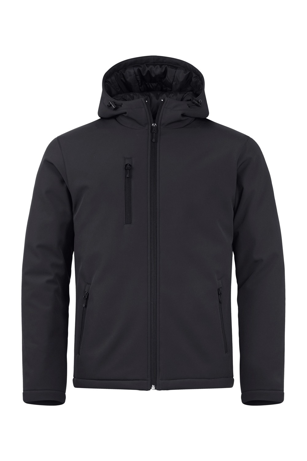 Clique Equinox Insulated Softshell Mens Full Zip Hooded Jacket for