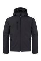 Clique Equinox Insulated Softshell Mens Full Zip Hooded Jacket