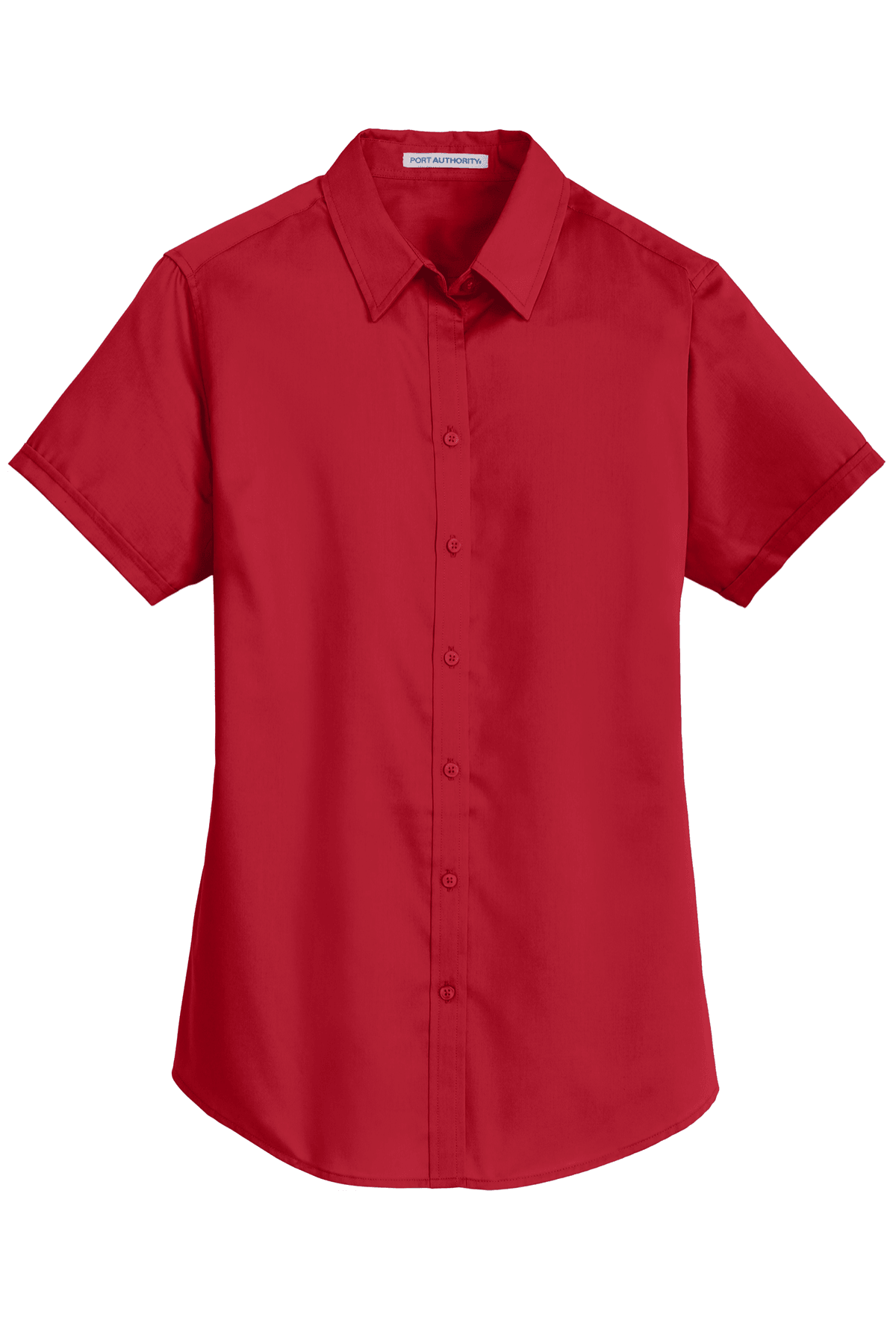 Port Authority Ladies Short Sleeve SuperPro Twill Shirt for