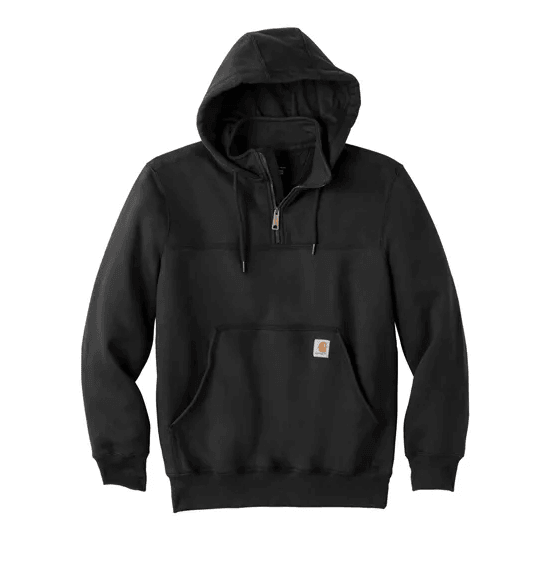 Carhartt Rain Defender Paxton Heavyweight Hooded Zip Mock Sweatshirt for