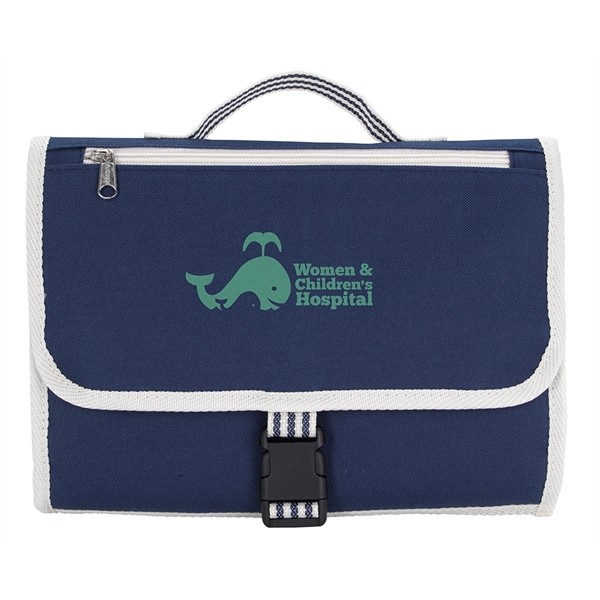 Atchison® Stripe Diaper Changing Travel Pouch/Mat for