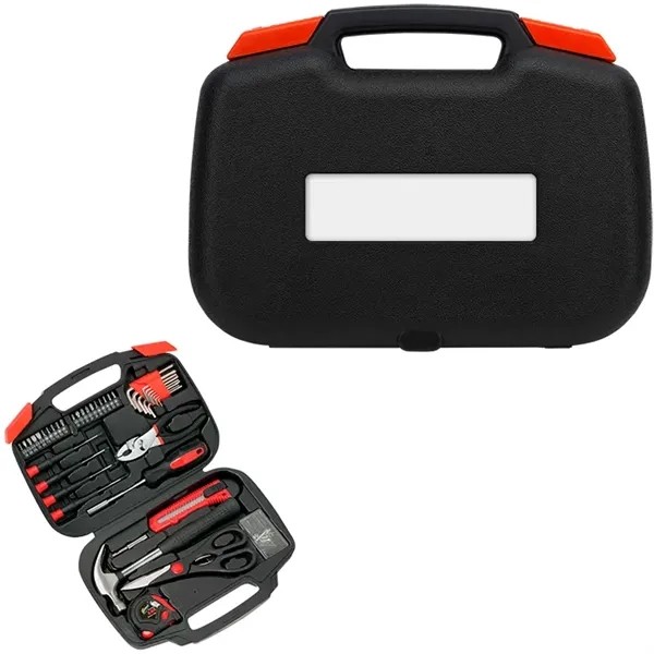 Tool Set with Bi-Fold Carrying Case for