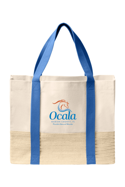Port Authority Straw Market Tote for