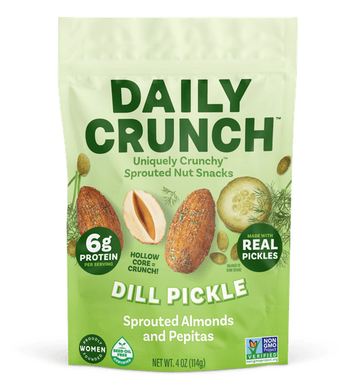 Dill Pickle Sprouted Almonds 5 oz 6 Pack for
