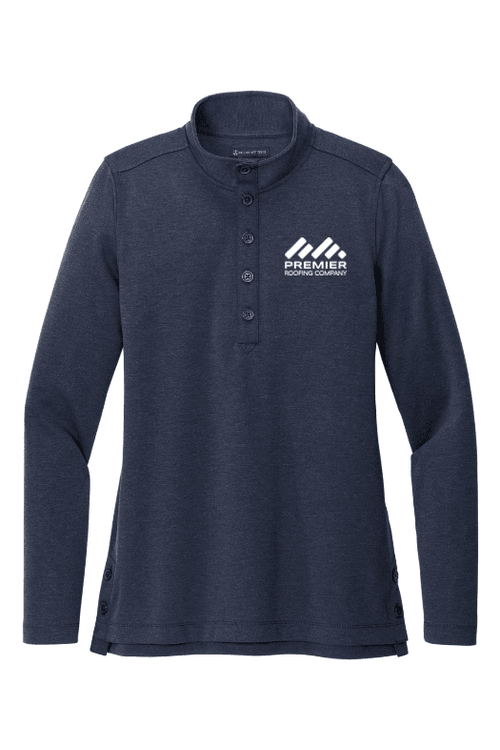 Brooks Brothers Women's Mid-Layer Stretch 1/2-Button for