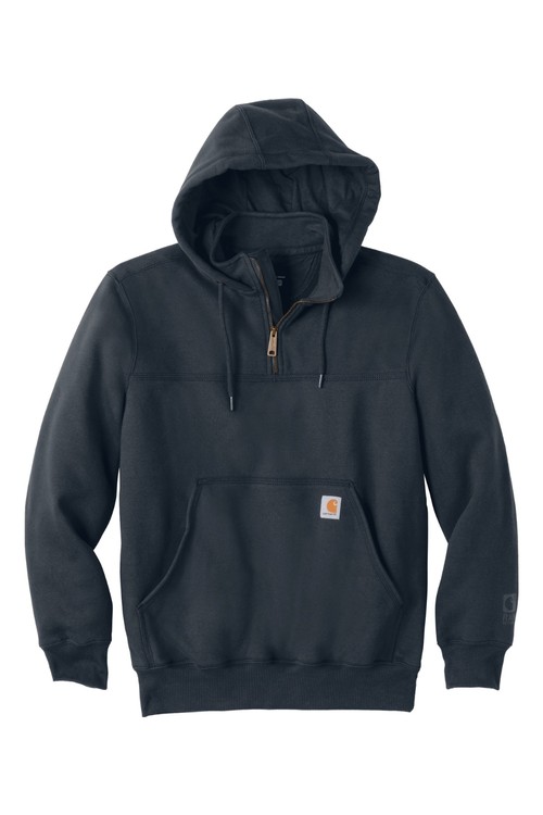Carhartt Rain Defender Paxton Heavyweight Hooded Zip Mock Sweatshirt for