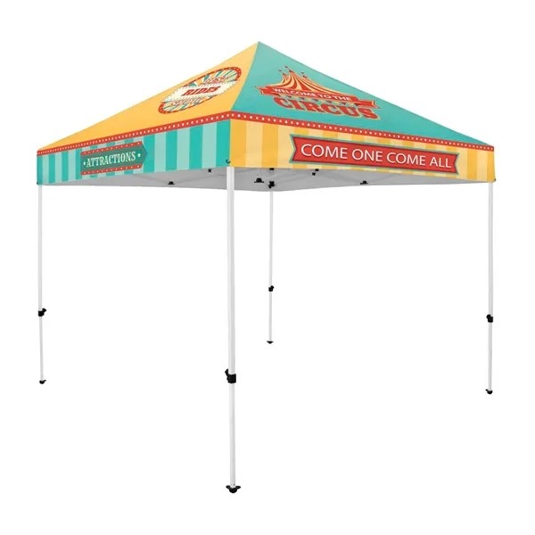 10' Economy Plus Tent Kit (Dye Sub Full-Color Full-Bleed) for