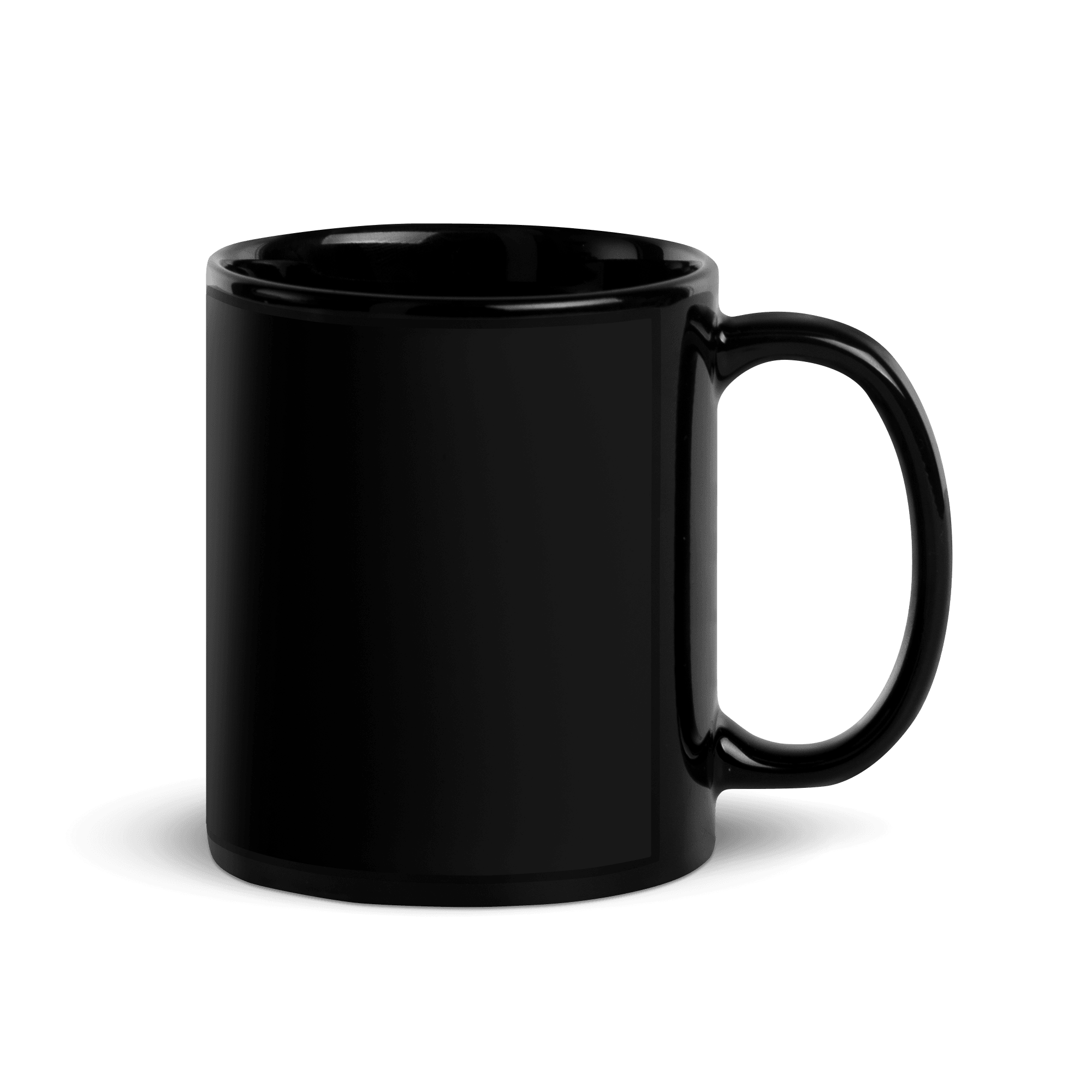 Black Glossy Mug 11oz for