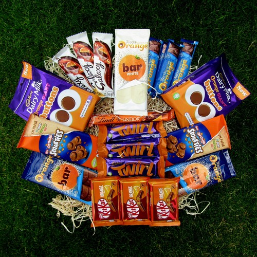 Orange Chocolate Box for