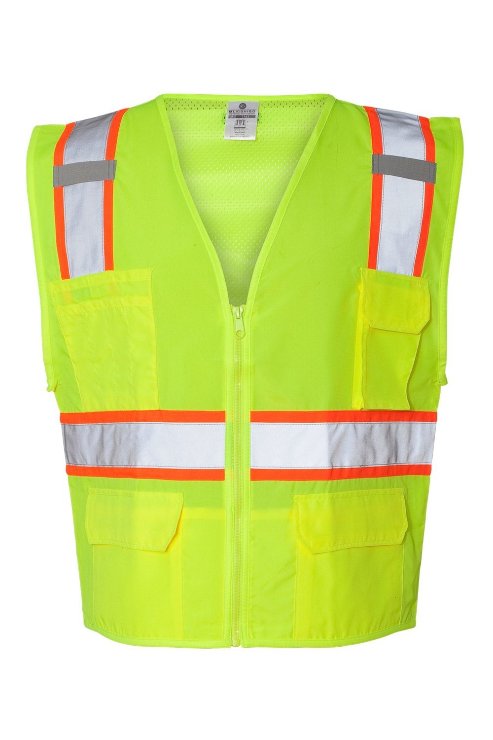 Kishigo Unisex Ultra-Cool™ Solid Front Vest with Mesh Back for
