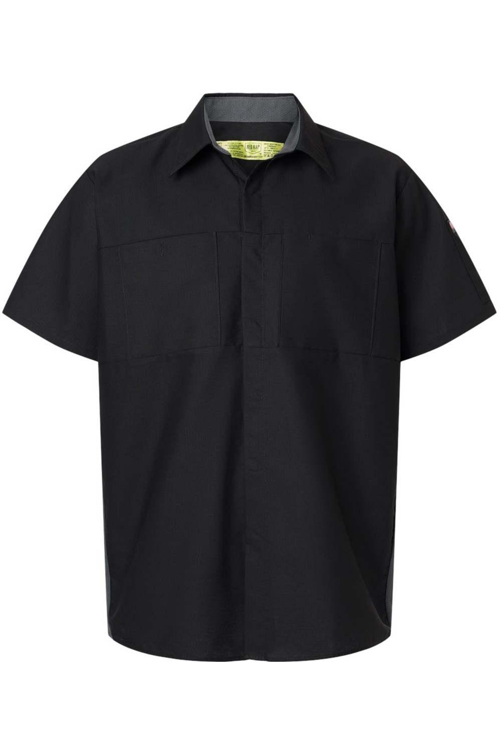 Red Kap Men's Performance Plus Short Sleeve Shirt With Oilblok Technology for