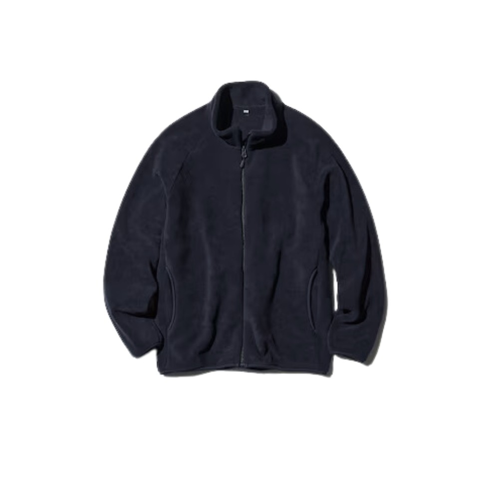 Uniqlo Fleece Long Sleeve Full-Zip Jacket for