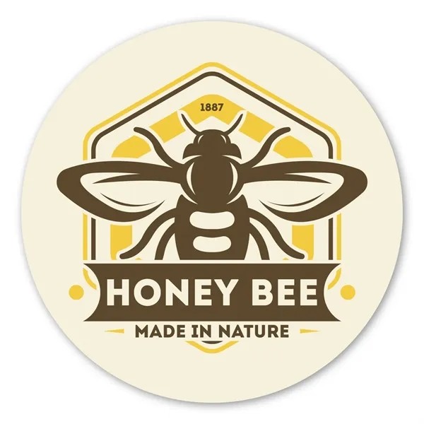 2 In Circle Removable Label for