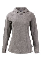 Cutter & Buck Adapt Recycled Soft Knit Stretch Womens Hooded Pullover