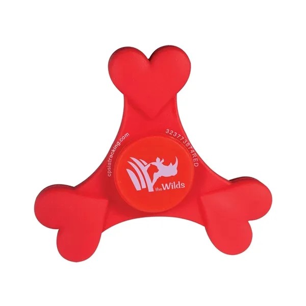 Prime Line Heart Shape Promospinner® Fidget Spinner Senso.. for
